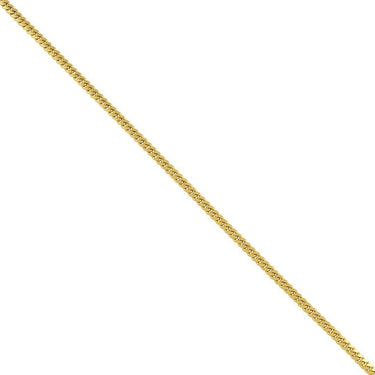 14k Yellow Solid Gold Cuban Link Chain 2.5 mm